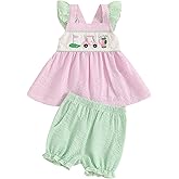 Rourufy Baby Boy Baseball Outfit Bow Ruffle T Shirt Dress Shorts 2 Piece Set Spring Summer Cute Toddler Clothes