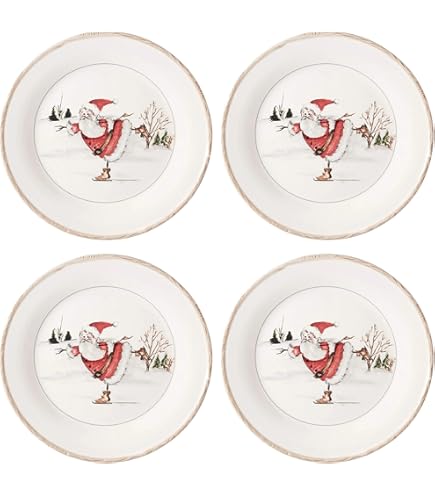 Amazon.com | Portmeirion Holly and Ivy Dinner Plates, Set of 6