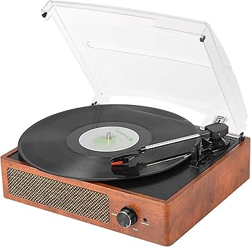 flea market bluetooth turntable player & bookshelf speaker set