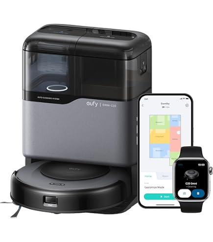 eufy Robô aspirador Omni C20 com estação multifuncional