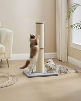 Feandrea Cat Scratching Post 85 cm Tall Sisal Scratch Pole Dove Grey PCA041G01 view 2