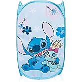 Jay Franco Disney Lilo and Stitch Pop Up Hamper - Mesh Laundry Basket/Bag with Durable Handles - Storage for Clothes and Toys