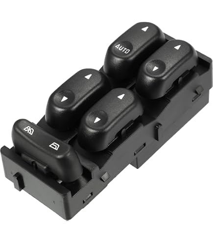 thumbnail image 2 of X AUTOHAUX Driver Side Window Switch Bezel For 2001-2003 Ford F-150 - Deep Gray Plastic Trim Replacement 2 of 11