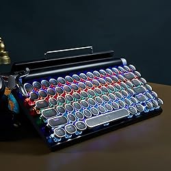 7KEYS Typewriter Keyboard Wireless Retro