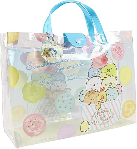 Amazon Co Jp 高波クリエイト マチアリ プールバッグ ビーチバッグ 水着バッグ Lサイズ すみっコぐらし 0516 スポーツ アウトドア