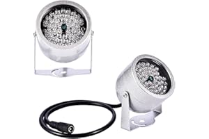 IR, 48 LED Infrared Spotlight, IP65 &, Automatic Night Vision Light for Security CCTV Camera