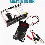 MOTOPOWER 12V Digital Battery Tester Voltmeter with LCD Display LED Indicators view 6