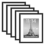 upsimples 11x14 Picture Frame Set of 5, Display