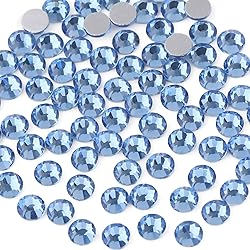 beadsland Flat Back Crystal Rhinestones Round Gems