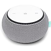 SNOOZ Smart White Noise Machine - Real Fan Inside for Non-Looping White Noise Sounds - App-Based Remote Control, Sleep Timer,