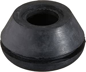 Hydrofarm HGGR50 (25 Pack), 1/2" Rubber Grommet, Black
