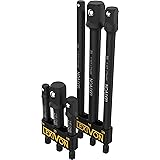 LEXIVON 6-Piece Impact Grade Socket Adapter Set - 3" & 6" Extension Bit With Holder | 1/4", 3/8", and 1/2" Drive, Adapt Your 