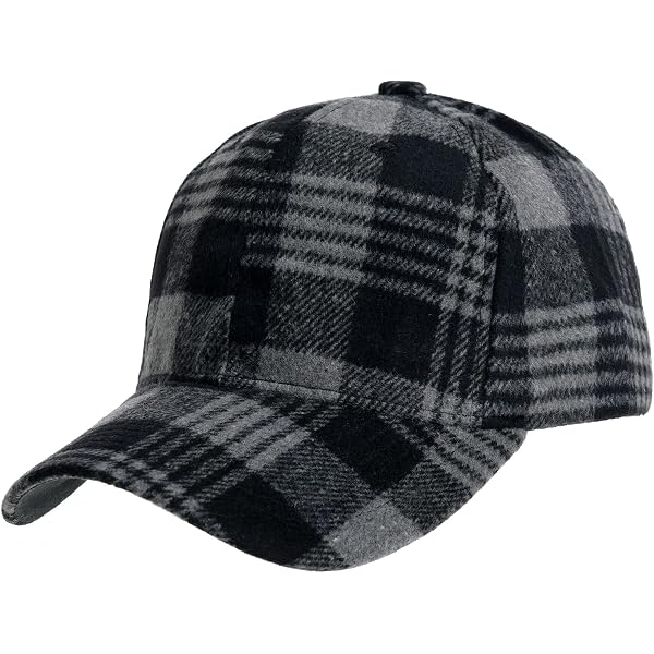 2 Pcs Buffalo Plaid Baseball Caps - Snapback Hat for  display picture 1