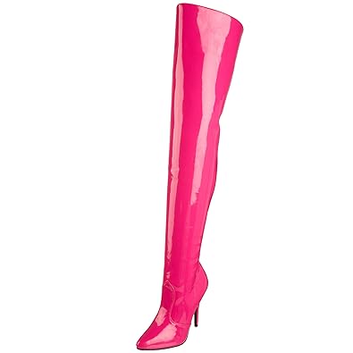 Pleaser Seduce-3010 - Sexy High Heels Lack Overknee Stiefel 36-48