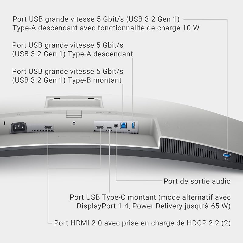34 USB-C Écran PC - S3423DWC, WQHD (3440x1440), 100Hz, VA, 4ms