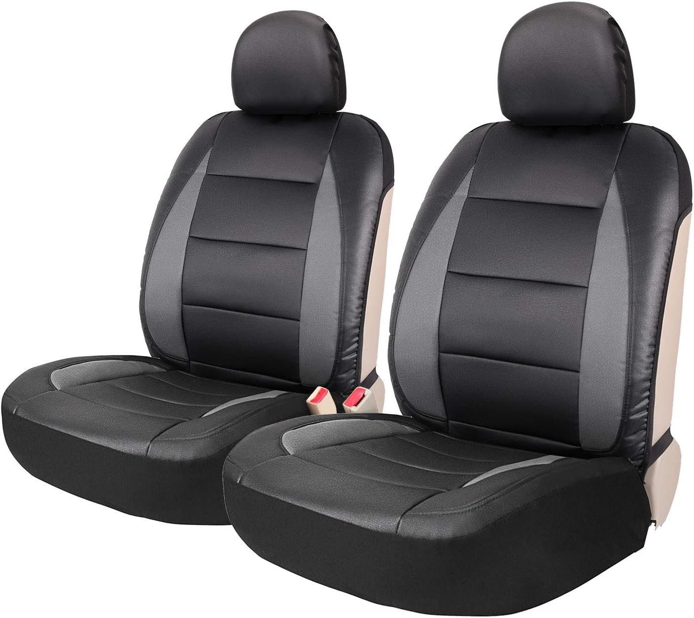 Auto Parts and Vehicles Front Car Seat Covers 2PCS 5MM Foam Airbag