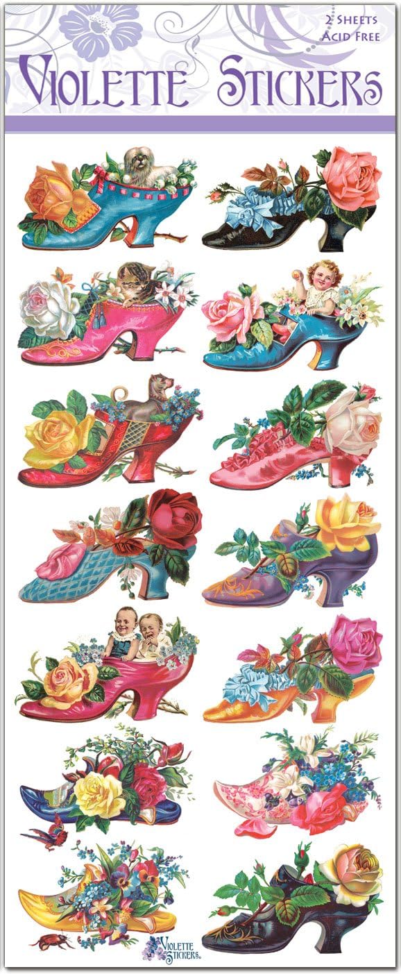 Violette Stickers Victorian Shoes