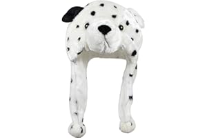Bioterti Plush Fun Animal Hats One Size Cap Polyester With Fleece Lining