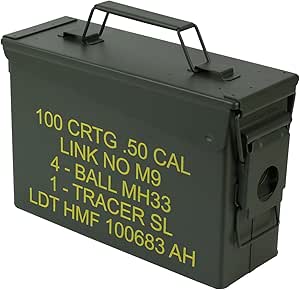 HMF 70010 Caja de Munición, US Ammo Box, Caja de Metal ...
