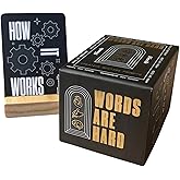 Astrohaus Freewrite Words are Hard Writing Prompt Deck | 150 Creative Writing Prompts for 8 Genres | Gifts for Writers with I