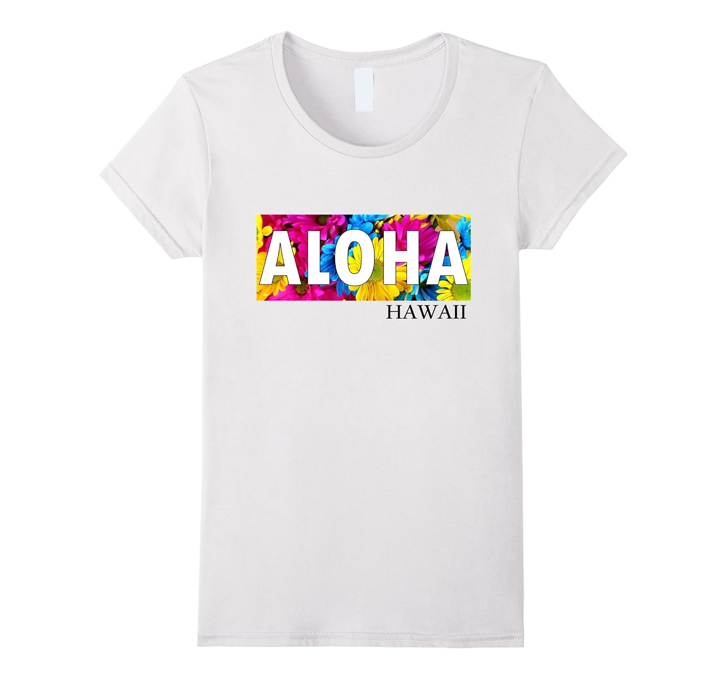 T-shirt Femme Aloha Hawaii - Bleu Clair Logo Sirène - Taille 10 Sans Manches - Très Bon état