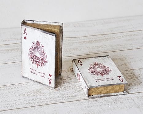 Amazon トランプ ブックボックス アンティークブック型小物入れ Covent Kz 11 インテリア オンライン通販