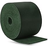 Ringsun 2 Inch Wide Flat Leather Strips for Crafts, Full Grain Leather Strap Cord String for Crafts, Tooling (2mm Thick 72.5 Inches Long Green)