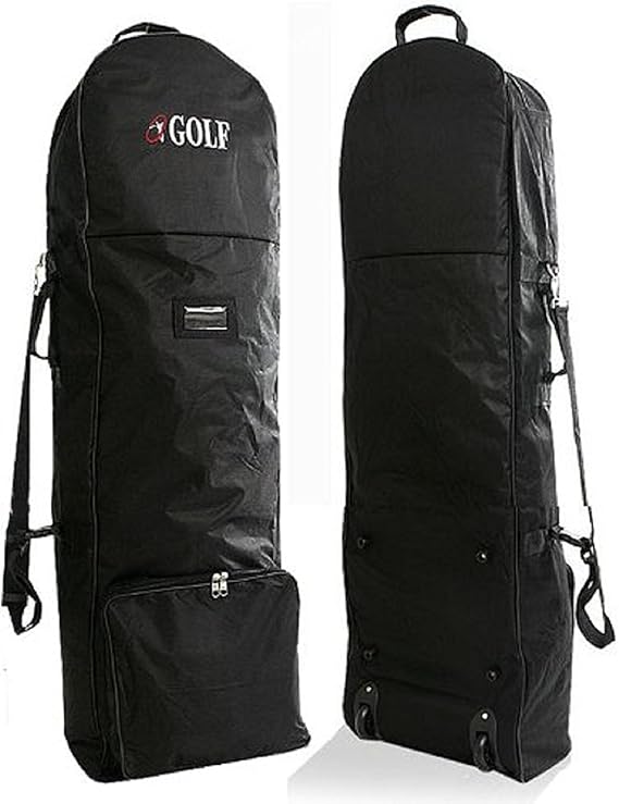 Travel cover golf bag with casters (Travel Case) Sports & Outdoors