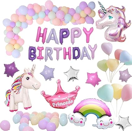 Amazon Com Unicorn Party Supplies Unicorn Themed Party Favors