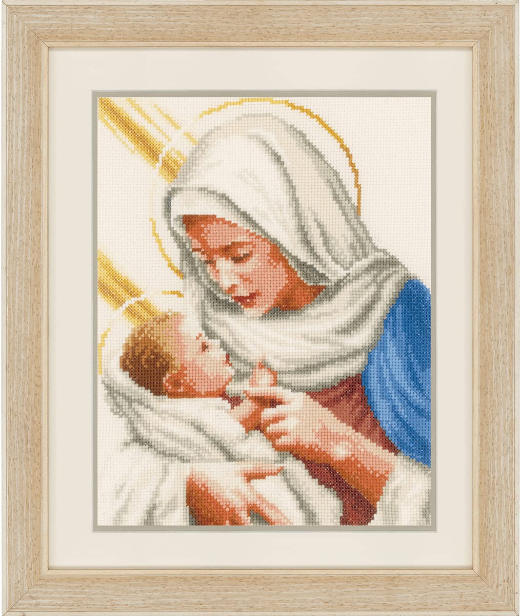 Vervaco Maria and Jesus Counted Cross Stitch, Multi-Colour
