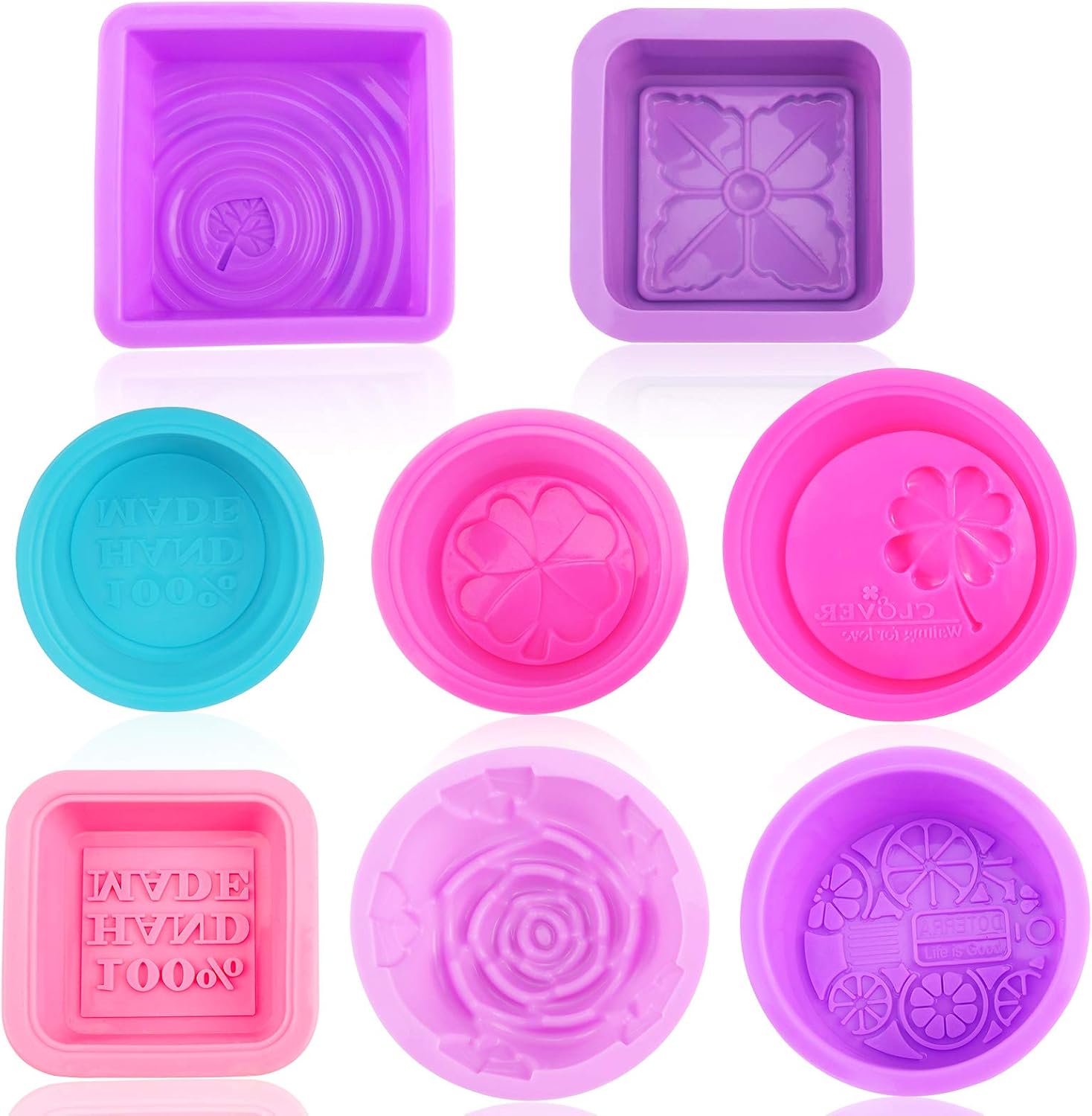 Zittop Silikonform Rosenblume – 6x6x2,5 Cm, Für Schokolade, Fondant, Polymerton