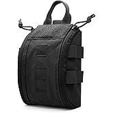 Tactical MOLLE Pouch First Aid EMT Bags IFAK Utility EDC Pouches Quick Release Survival Bag for Outdoor