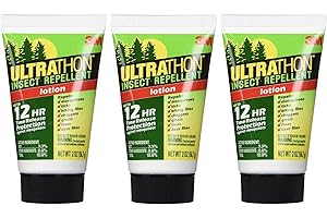 3M Ultrathon Insect Repellent Lotion – Repels Mosquitoes Ticks and More – 2 oz (Pack of 3)