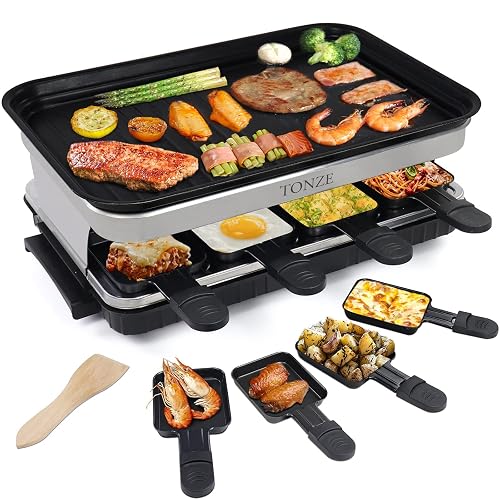 Indoor Grill Smokeless Korean BBQ Grill 2 IN 1 Griddle Electric Grill ...