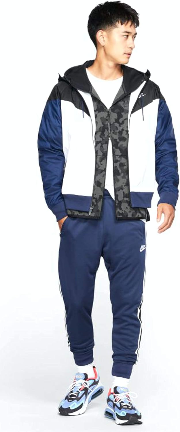 Nike Men's Hooded Windbreaker Sportswear Windrunner Ar2191-491: Clothing