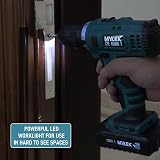 MYLEK 18V Cordless Drill Set with 29pc Kit and Case view 8