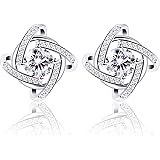 Argento 925 Set Di 5 Orecchini A Perno In Argento Sterling 925 Con Zirconi - Per Tutti I Giorni Orecchini Stud Argento 925 Set 5 Pezzi - Foto 9