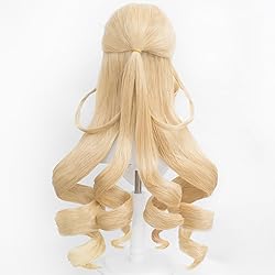 maysuwell Cosplay Wig for Anime Wigs Short Blonde