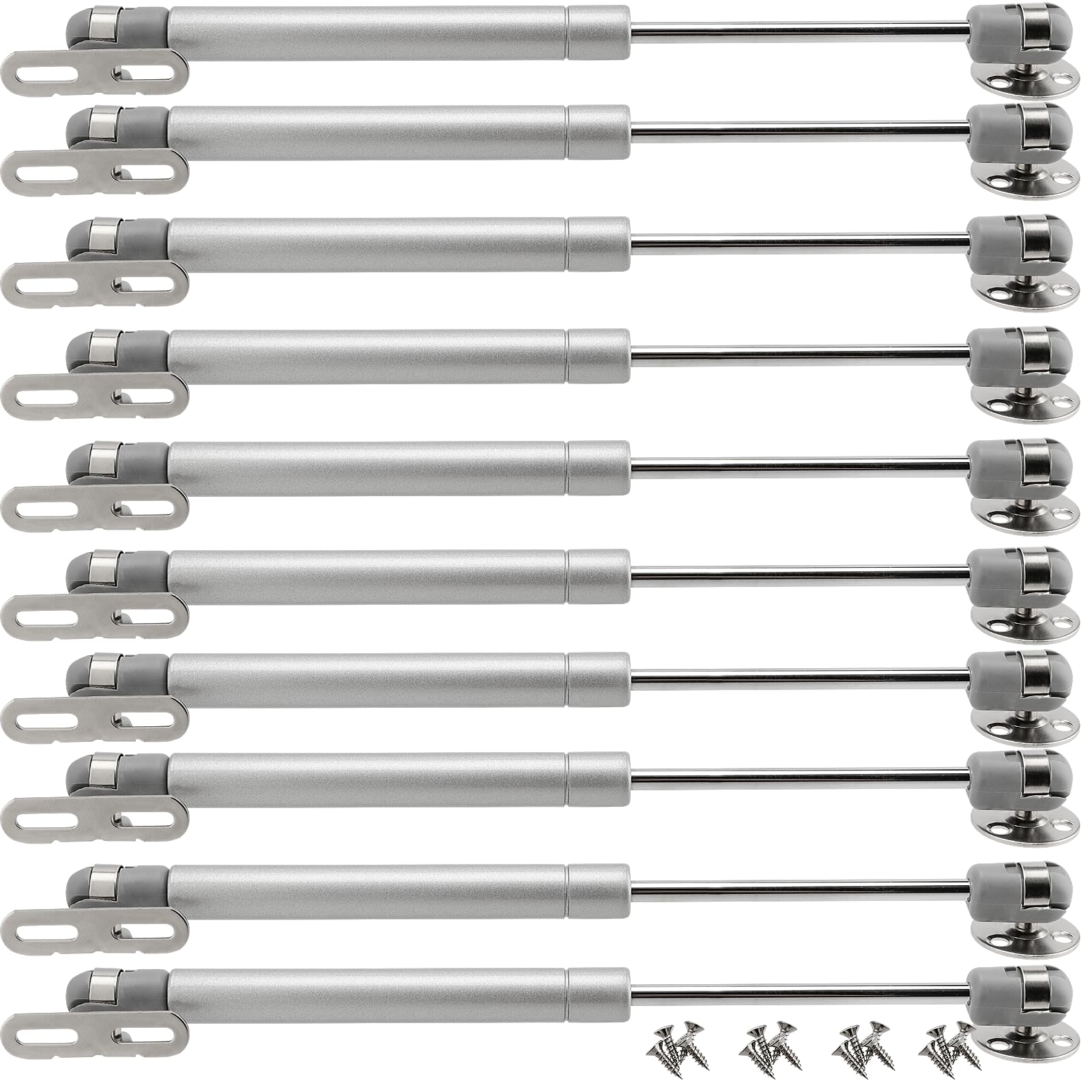 Photo 1 of MAHIONG 10 PCS 100N 22.5LB Gas Struts, 10 Inch Hydraulic Gas Spring Lift Pneumatic Support, Hinge Door Soft Close Gas Shocks Struts for Cabniet, Storage Box