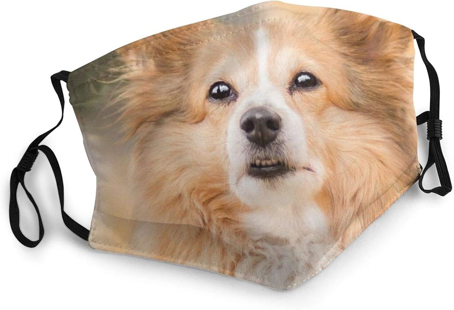Animal Dog Face Mask, Comfortable Washable Reusable Fashion