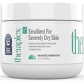 Theraplex Emollient Cream for Dry Skin - No Parabens or Preservatives, Noncomedogenic, Fragrance-free, Dermatologist Recommended - Long-lasting Moisturizing Cream and Heaviest Hydration (3 Oz)