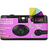 Lomography Simple Use Reloadable Film Camera LomoChrome Purple