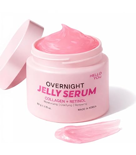 フェイスジェル・ゲル 3H BEAUTY GEL Hydrogen Ion Night Serum Amazon.com: Korean Collagen & Retinol Jelly Serum Overnight