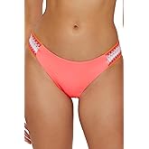Becca Crochet Trimmed Bikini Bottom, Cheeky Coverage, Swimwear Separates for Women