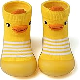 Baby Sock Shoes Toddler Cartoon Soft Rubber Sole Non Slip Indoor Floor Slipper for Infant Boys Girls