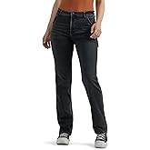 Wrangler Womens High Rise True Straight Leg Carpenter Jean