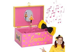 Mighty Mojo The Wiggles Emma Musical Jewelry Box - Comes with Wearable Hairbow - Gift for Wiggles Fans - Music For Kids - Wiggles Toys - Fruit Salad Australian