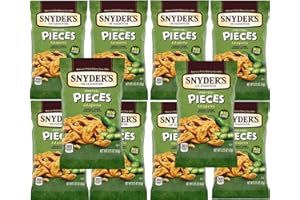 NIAMARA Snyder’s Jalapeño Pretzel Pieces 2.25 oz - 10 Pack: Crunchy & Spicy Snack Bites, Bold Flavor Gourmet Spicy Pretzels, Hot Jalapeño Snacks Multipack