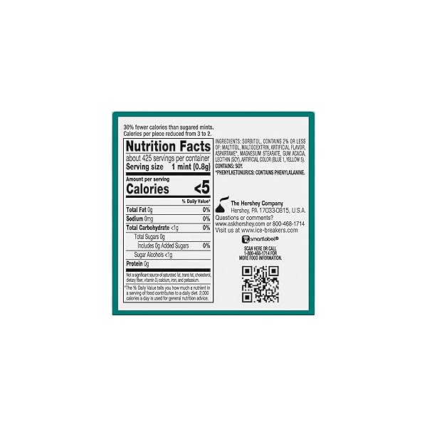 ICE BREAKERS WINTERGREEN SUGAR FREE MINTS TINS, 1.5 OZ (8 COUNT)