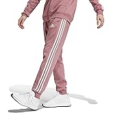 adidas Men's Essentials 3-Stripes Fleece Tapered Cuff Pants